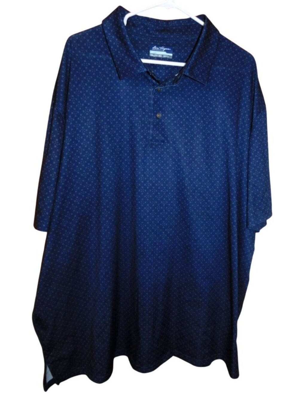 Ben Hogan Performance 3XL Blue Golf Polo Shirt Short Sleeve Athletic Performance
